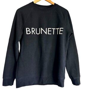 BRUNETTE The label Black Long Sleeve sweatshirt US XS